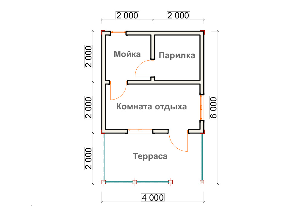 Баня 3 на 5 планировка внутри фото
