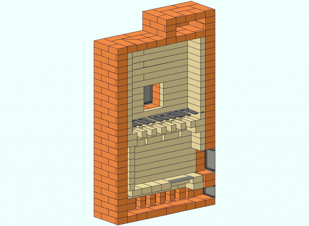 Проект печки в баню
