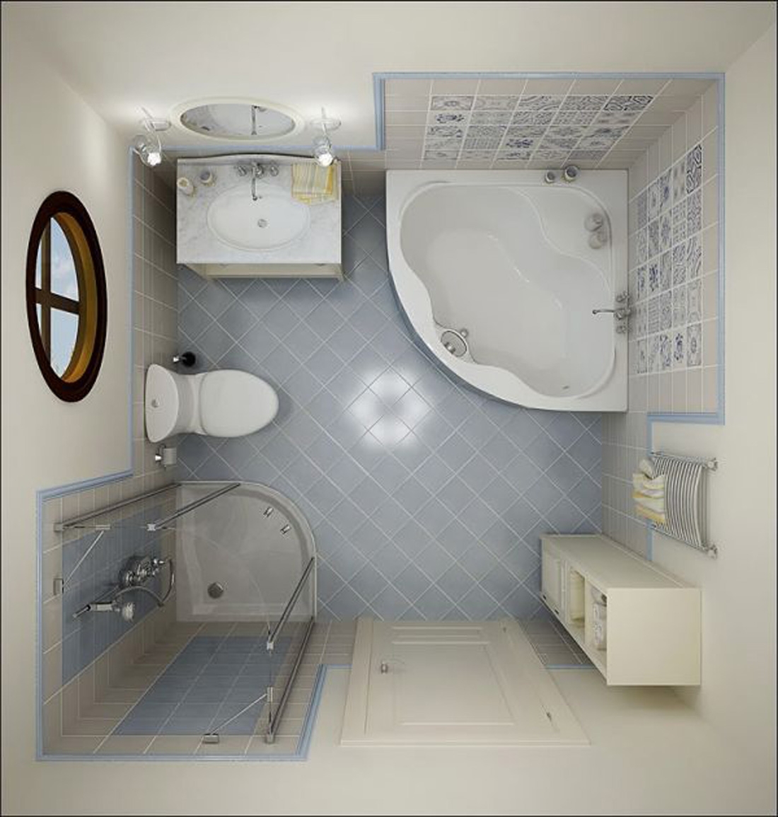 Ванная комната 3 кв. м: совмещенная с туалетом и без, а также куда девать стиральную машину
