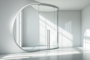 Невидимая опора: как алюминиевая круглая труба меняет представление о дверных проемах и перегородках.