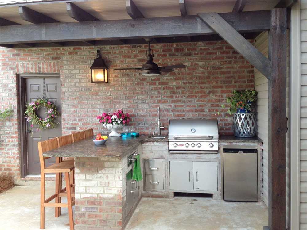 Фото летней кухни на даче фото