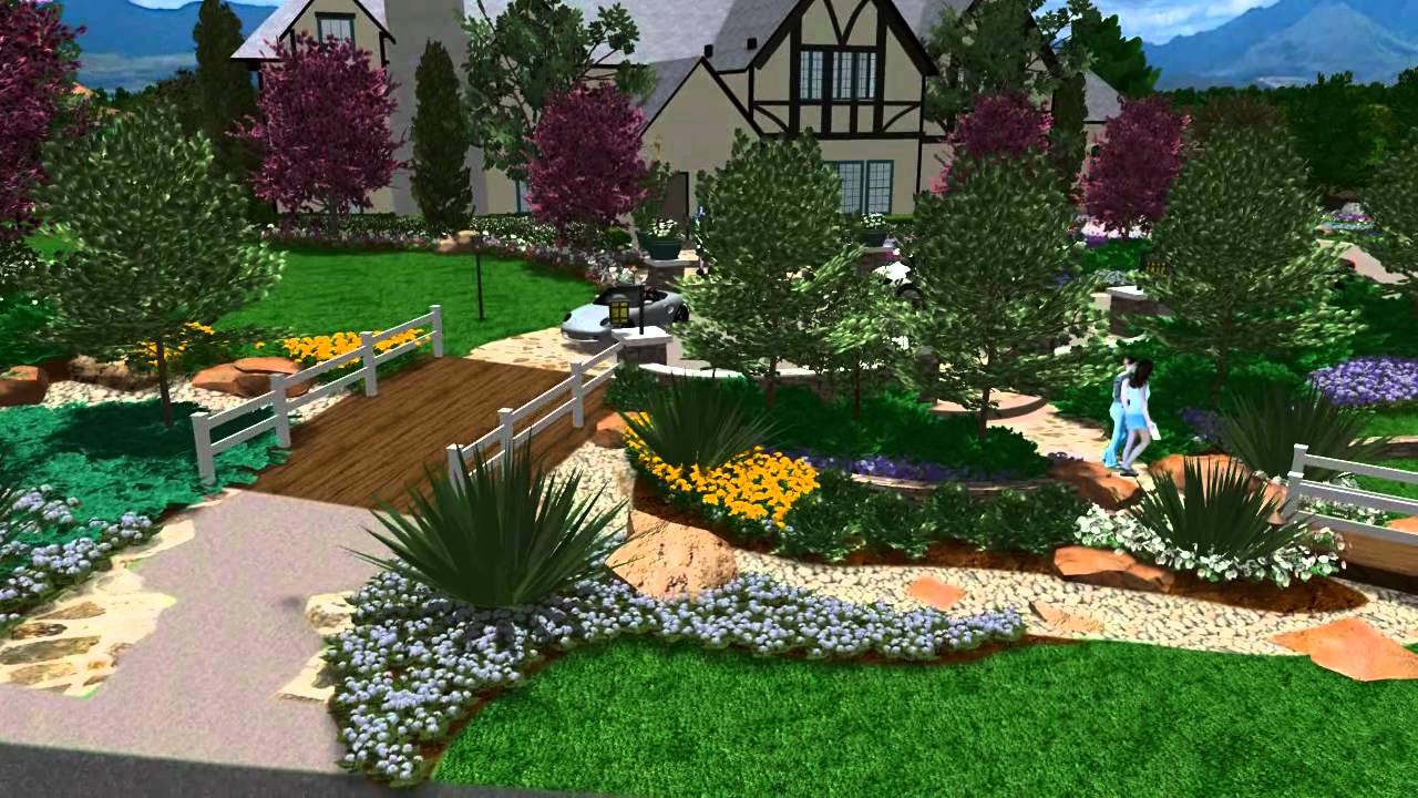 Ландшафтный дизайн 3д. Realtime Landscaping Architect визуализация. Ландшафтный дизайн в программе 3д. Ландшафт участка 3д. Визуализация садового участка.