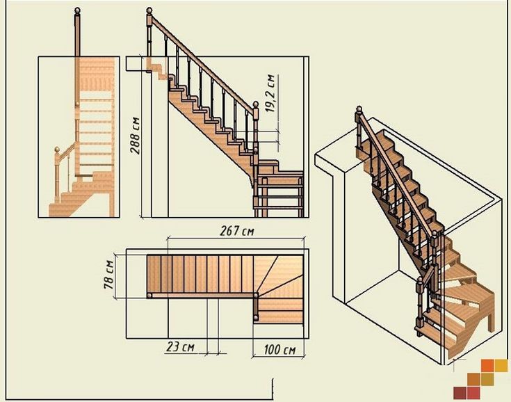 Самостоятельное проектирование лестниц