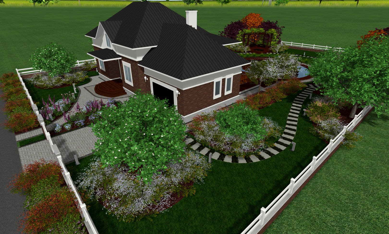 Планировка дачного участка 15 соток своими руками: дизайн, план сада и огорода 