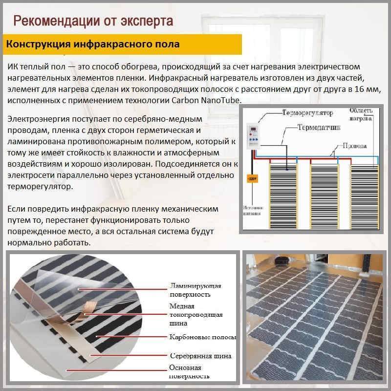 Виды и установка теплого пола своими руками — пошаговая инструкция с фото и описанием