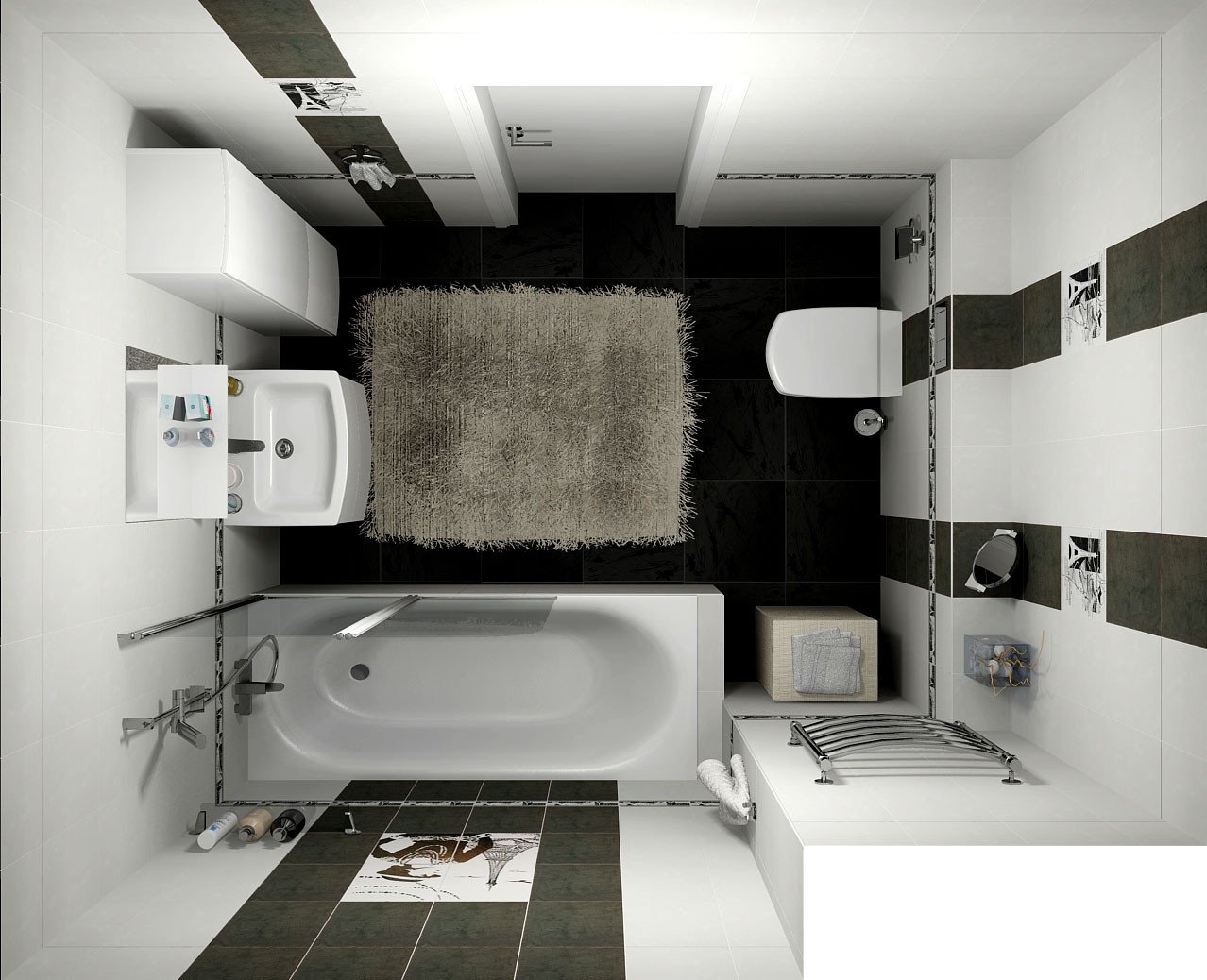 Дизайн ванной 3 кв.м. - 75 фото интерьеров после ремонта, красивые идеи