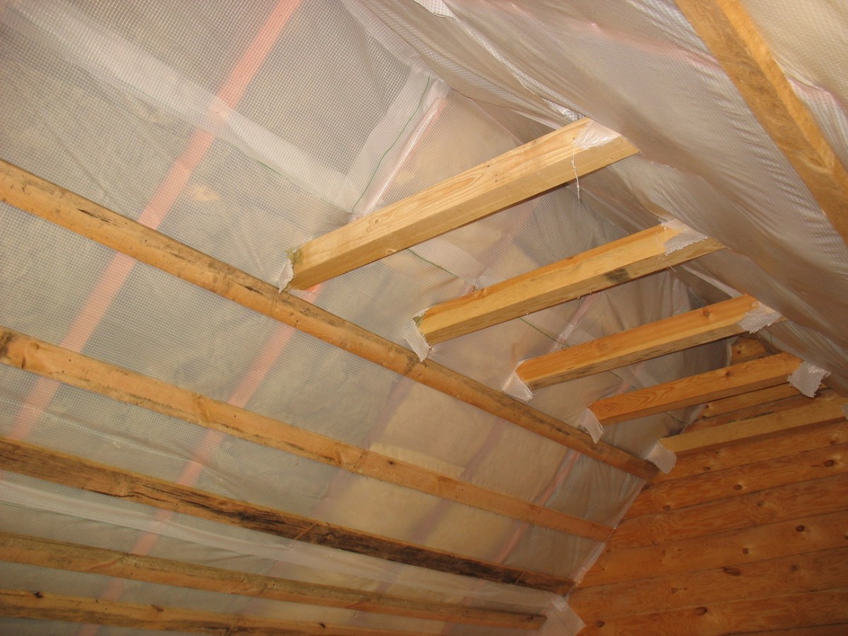 Пароизоляция для потолка в деревянном перекрытии: паробарьер в .