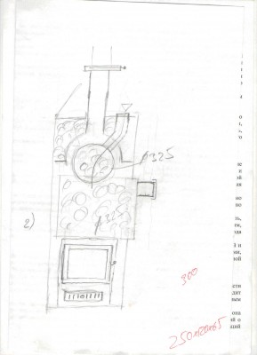 Чертеж печки горыныч 3