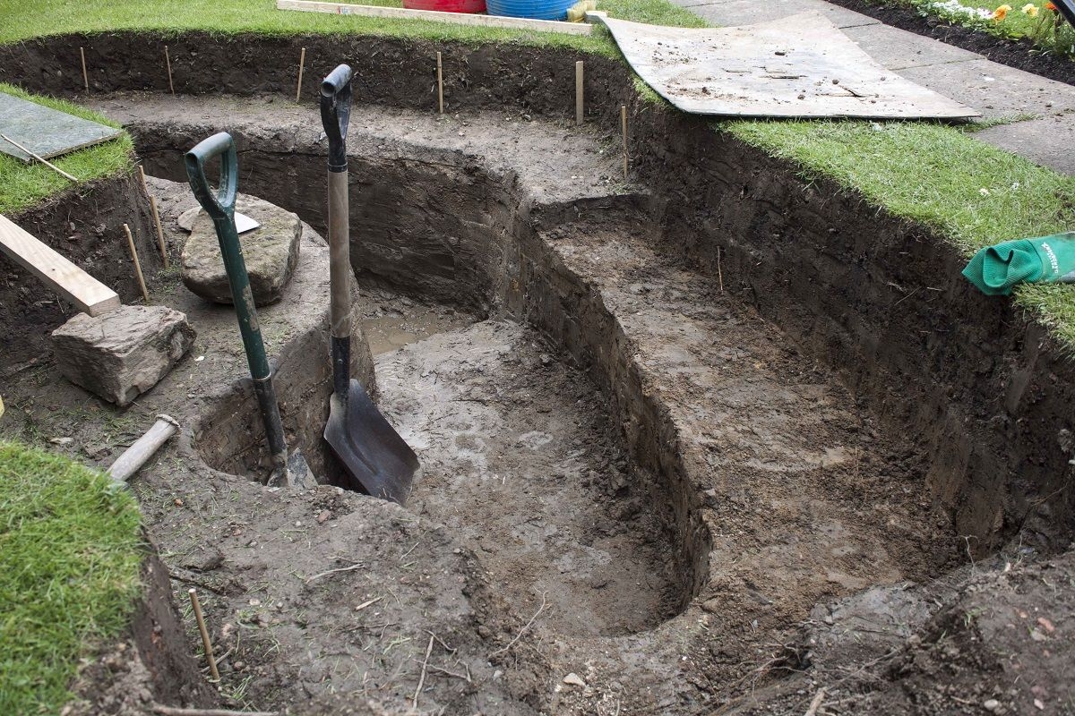 Как правильно копать пруд на участке самостоятельно: порядок проведения .
