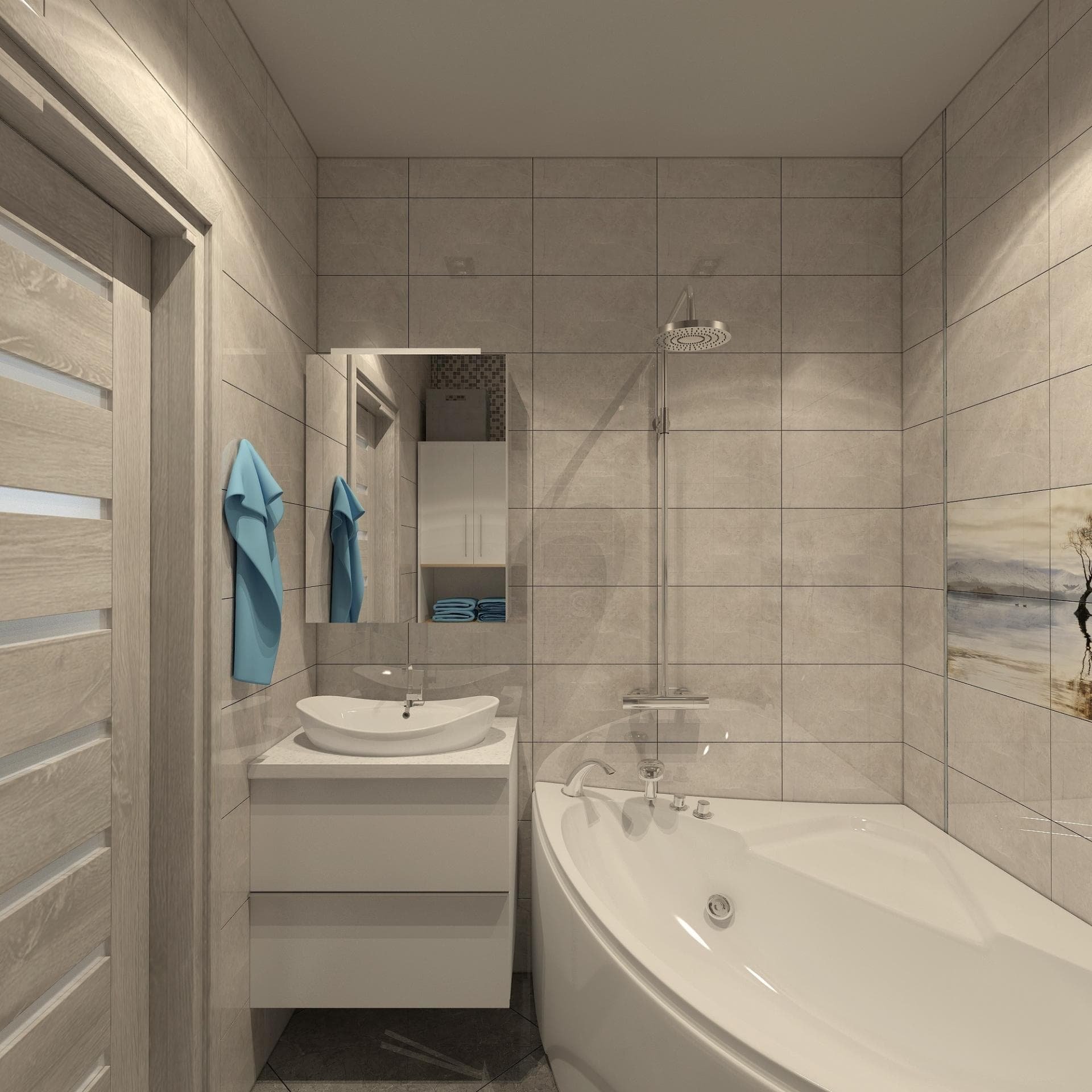 Ванная комната 3 кв. м. — 75 реальных фото идей дизайна