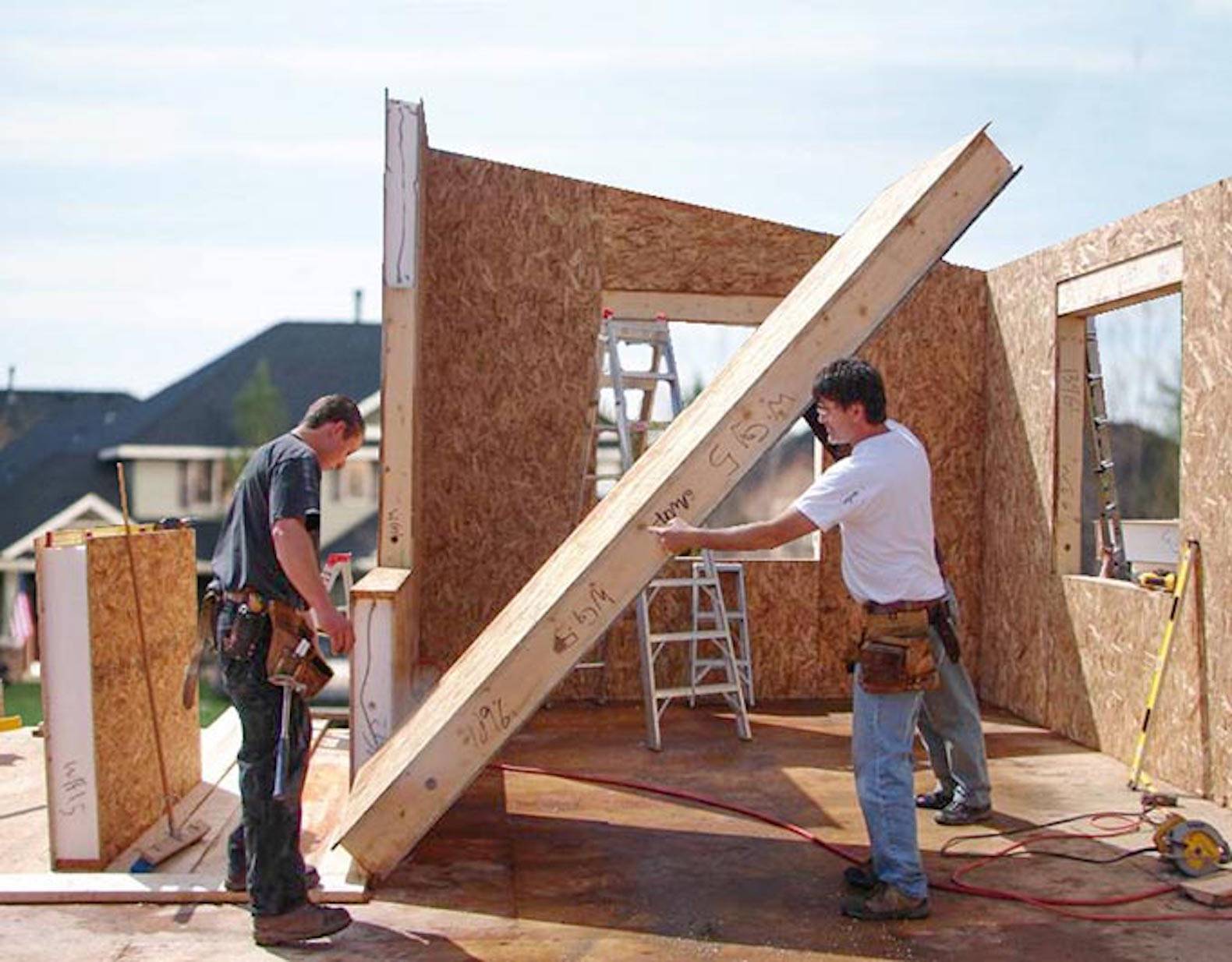 Технология строительства домов из сип-панелей, особенности домов по сип .