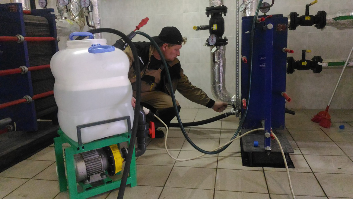 Как промыть теплообменник газового котла от накипи и сажи