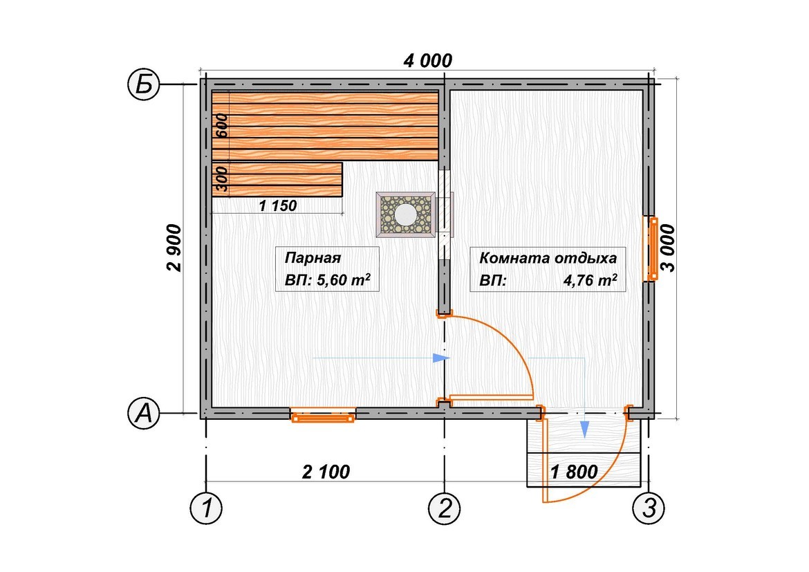 Проект бани 3 на 3: особенности составления. постройка бани 3×3