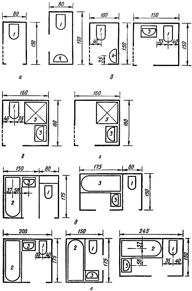 Расположение сантехники в совмещенном санузле. планировка санузла в частном доме: особенности | дома на века