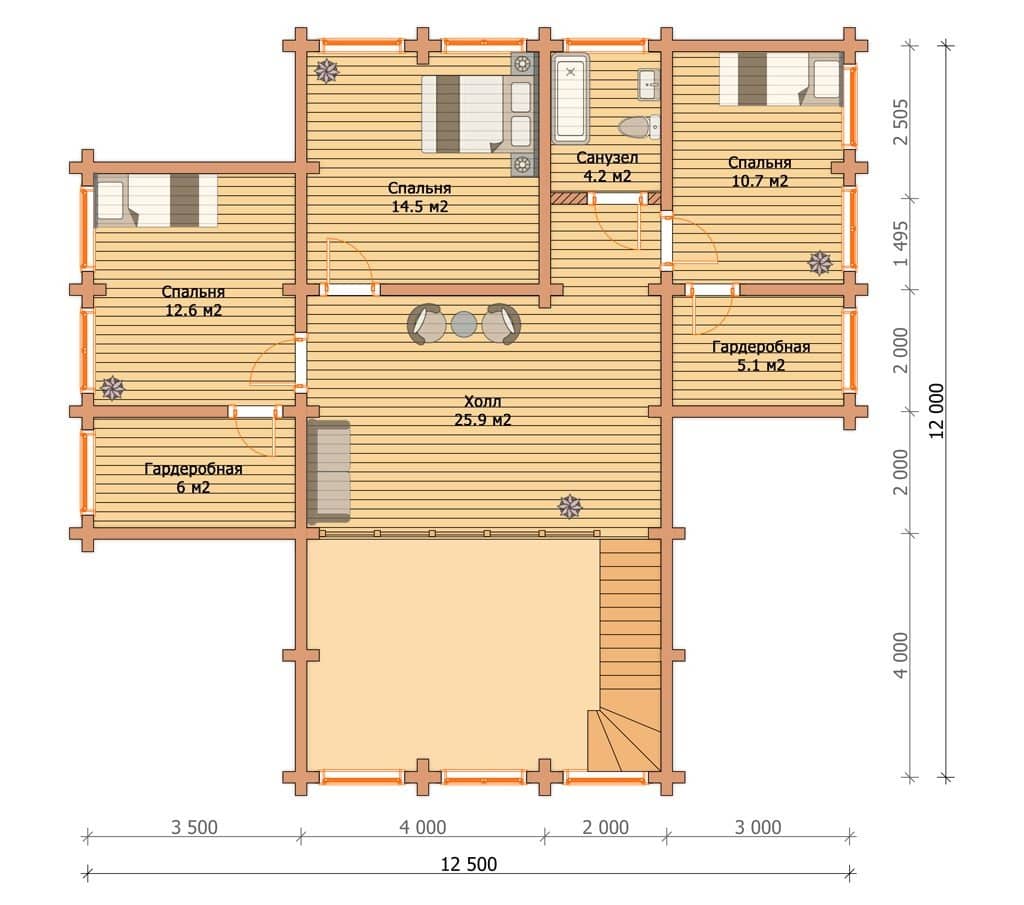 👷 тёплое, доступное и комфортное жильё: строим одноэтажный дом из бруса