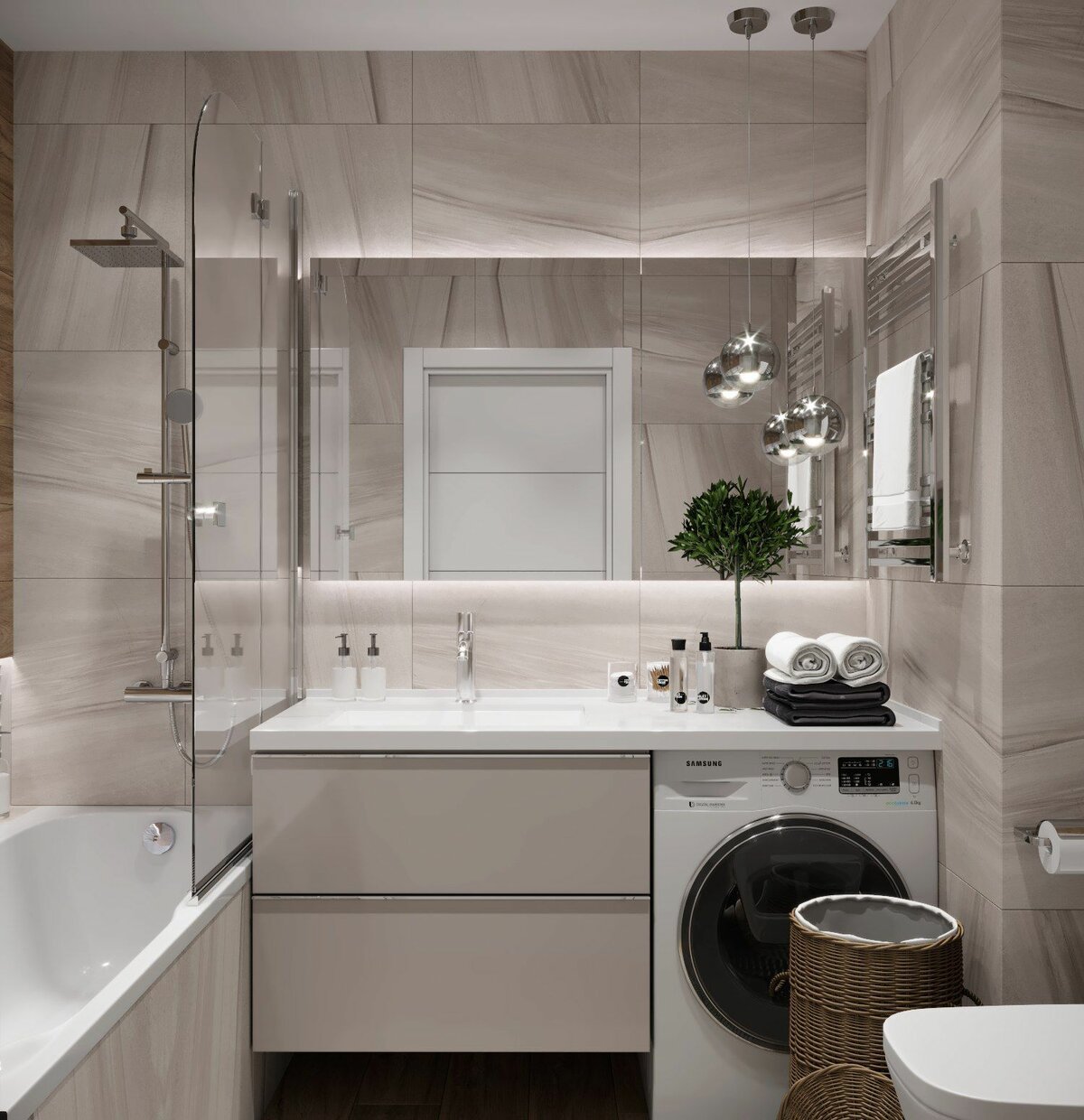 Дизайн ванной 3 кв м: лучшие варианты обустройства ванной комнаты в три кв м